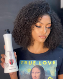 Curly hair line - 3 Steps Curly Line - Black Multi Rizos SET - Modeled, disciplined, hydrated curls, controlled volume and reduced frizz.