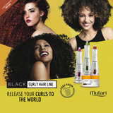Curly hair line / Curly Activator 500ml / 17oz - Model and discipline curls, control reduced volume and frizz.