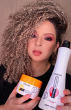 Curly hair line / Curly Activator 500ml / 17oz - Model and discipline curls, control reduced volume and frizz.