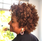 Curly hair line / Pequi Butter 250g / 8.8oz + Curly Activator 500ml / 17oz - 2 Steps SET - Modeled, disciplined curls, controlled volume and reduced frizz.