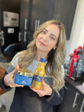 Gold Mask - Baño de Oro Conditioner / Mask  - 300g - 10.58oz - For all hair types, with hyaluronic acid, hydrolyzed keratin for instant strand repair.